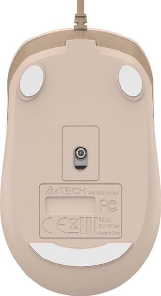 Изображение товара Мышь A4Tech Fstyler FM26 (бежевый/коричневый)