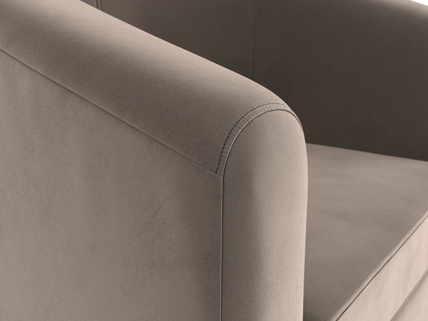 Изображение товара Кресло мягкое Лига Диванов Норден / 109049 (велюр коричневый)