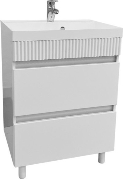 Изображение товара Тумба под умывальник Garda Tramonta 84_700 / 08.84.700.PVC (белый глянец)