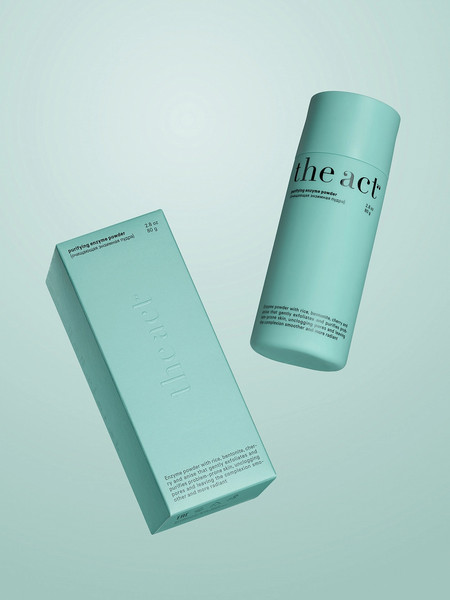 Изображение товара Пудра для умывания The Act Энзимная очищающая темно-зеленая (80г)