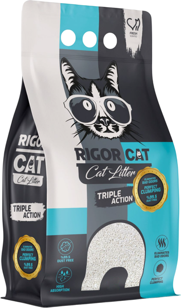 Изображение товара Наполнитель для туалета Rigor Cat Свежесть (5л)