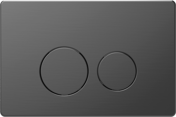 Изображение товара Кнопка для инсталляции Oliveeka OL-R22-BGM (матовый оружейный металл)