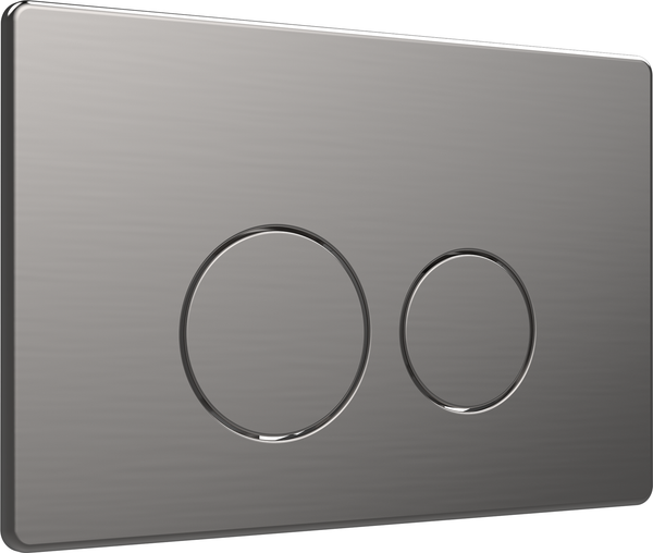 Изображение товара Кнопка для инсталляции Oliveeka OL-R22-BGM (матовый оружейный металл)