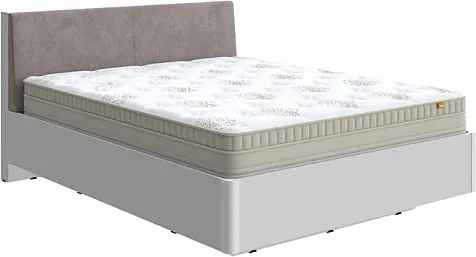 Изображение товара Двуспальная кровать Proson Voyage 180x190 (белый жемчуг/Sohu латте)