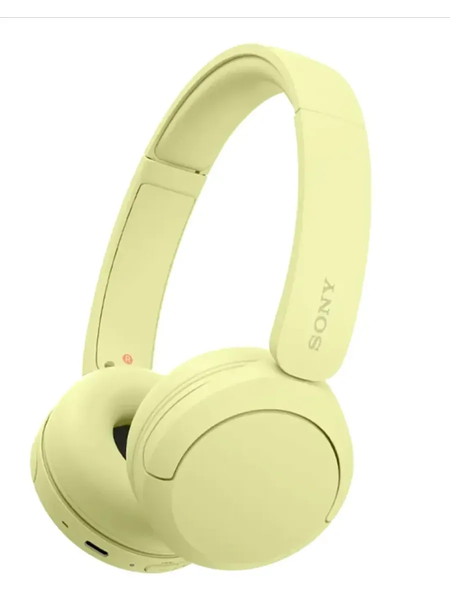 Изображение товара Беспроводные наушники Sony WH-CH520 (желтый)