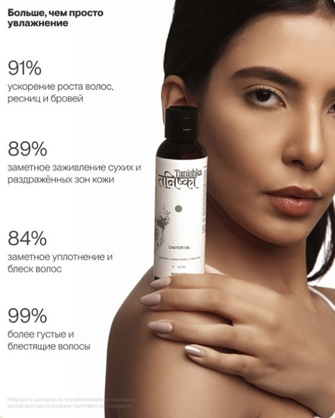 Изображение товара Масло косметическое Tanishka Castor oil (120мл)