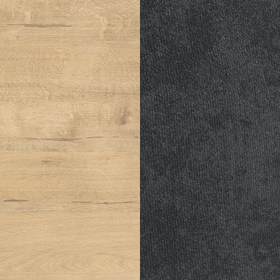 Изображение товара Полуторная кровать Proson Voyage 140x200 (бунратти/Sohu графит)