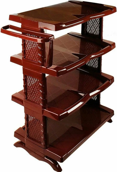 Изображение товара Полка для обуви Русспласт Комфорт РП-532-КК (темно-коричневый)