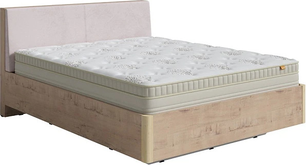 Изображение товара Двуспальная кровать Proson Voyage 160x200 (бунратти/Teddy 306 лунный)