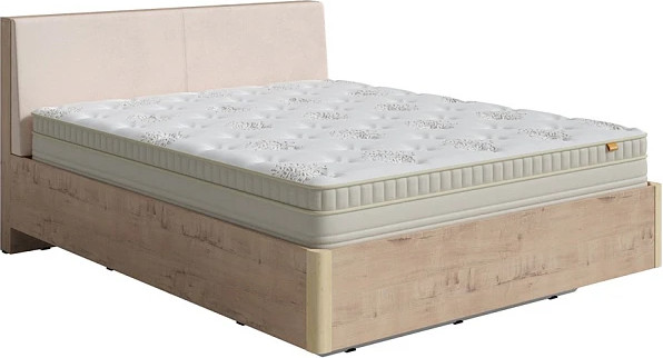 Изображение товара Двуспальная кровать Proson Voyage 160x200 (бунратти/Teddy 304 тауп)