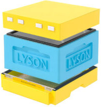 Изображение товара Улей Lyson ППС 12 Рамок / KR121BY (синий/желтый)