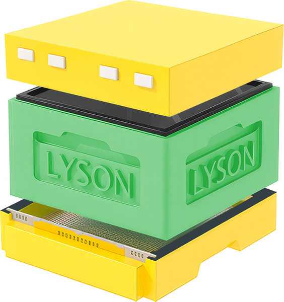 Изображение товара Улей Lyson ППС 12 Рамок / KR121GY (зеленый/желтый)
