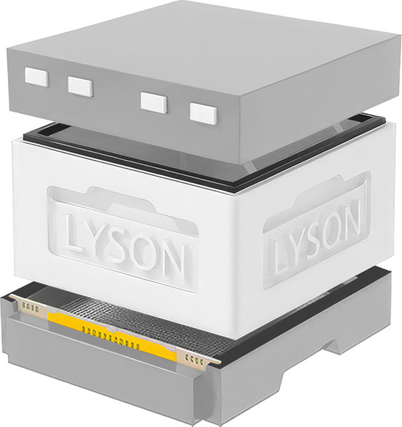 Изображение товара Улей Lyson ППС 12 Рамок / KR121WG (неокрашенный/серый)
