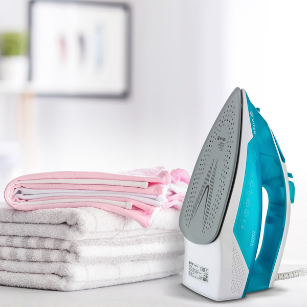 Изображение товара Утюг Vitek VT-8307 (синий/белый)