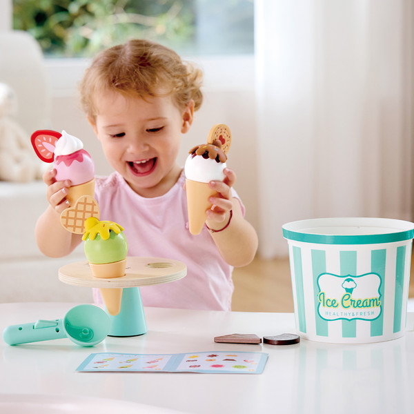 Изображение товара Набор игрушечных продуктов HappyLine Мороженое E3225_HP