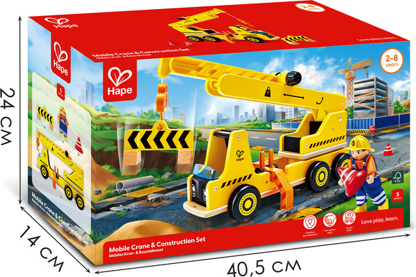 Изображение товара Кран игрушечный HappyLine Малыш-строитель / E3083_HP