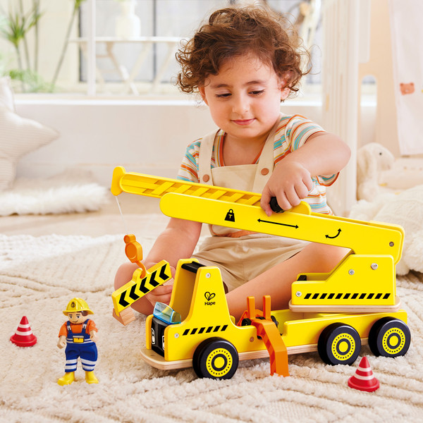 Изображение товара Кран игрушечный HappyLine Малыш-строитель / E3083_HP