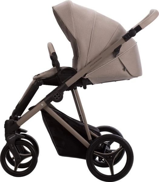 Изображение товара Детская универсальная коляска Bebetto Pelpasso 2в1 (01 Kaszmir, светло-бежевый)