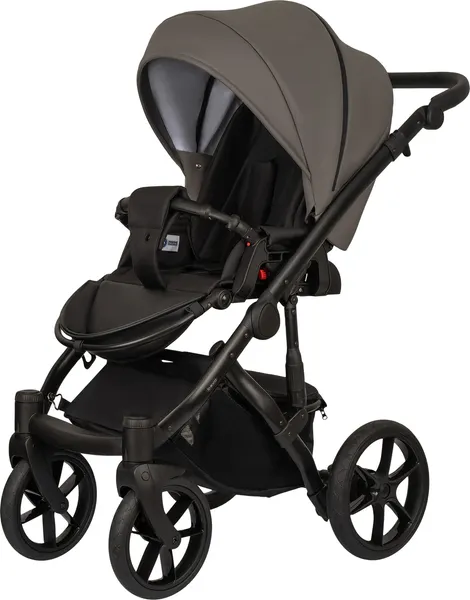 Изображение товара Детская универсальная коляска Bexa Ideal Eco 2в1 (IE 06, черный/темно-серая кожа)