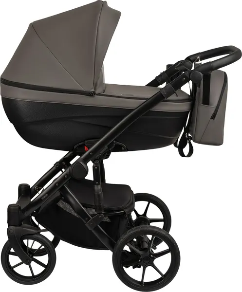 Изображение товара Детская универсальная коляска Bexa Ideal Eco 2в1 (IE 06, черный/темно-серая кожа)