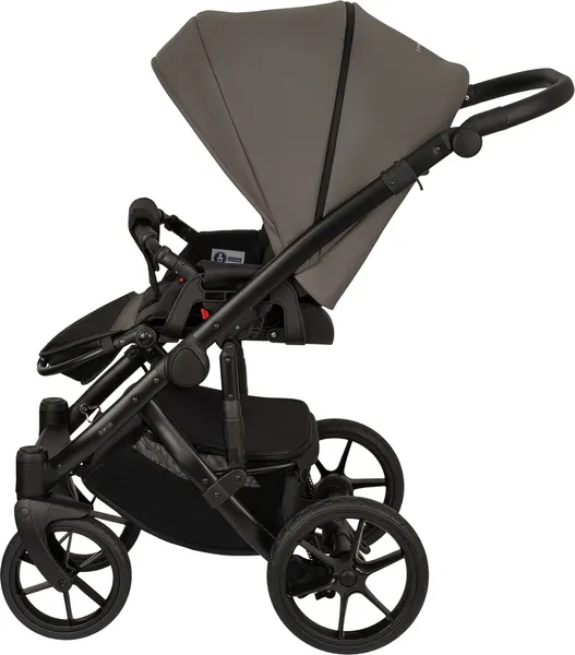 Изображение товара Детская универсальная коляска Bexa Ideal Eco 2в1 (IE 06, черный/темно-серая кожа)