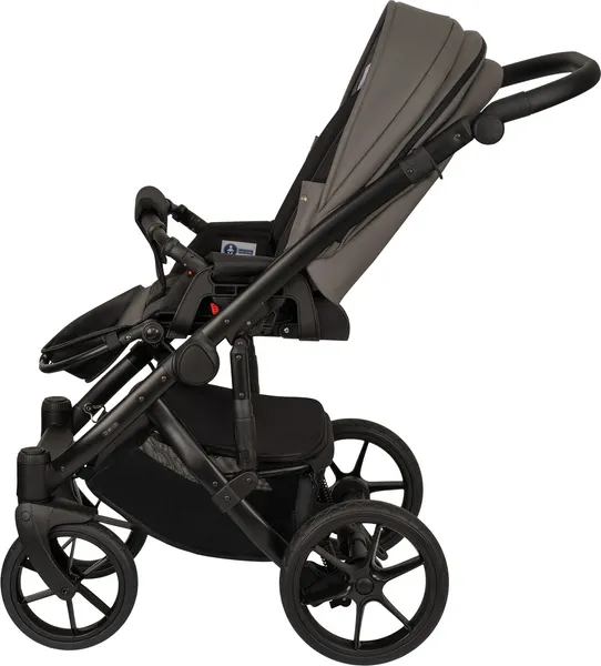 Изображение товара Детская универсальная коляска Bexa Ideal Eco 2в1 (IE 06, черный/темно-серая кожа)