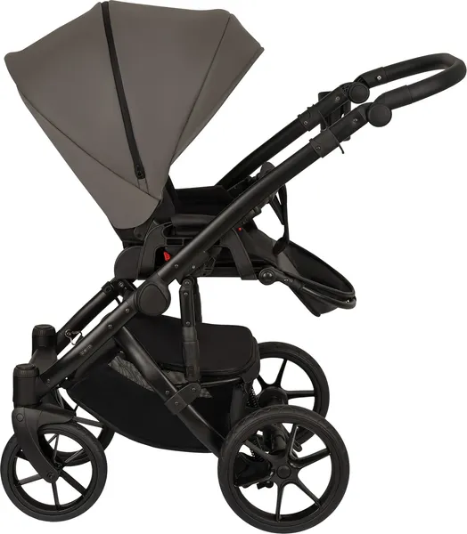 Изображение товара Детская универсальная коляска Bexa Ideal Eco 2в1 (IE 06, черный/темно-серая кожа)