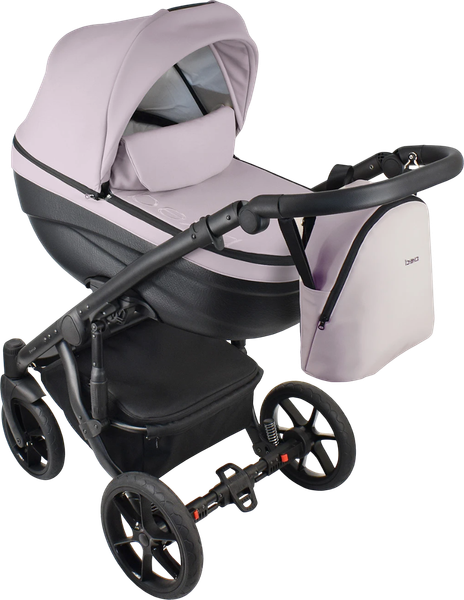 Изображение товара Детская универсальная коляска Bexa Ideal Eco 2в1 (IE 07, черный/пудра кожа)