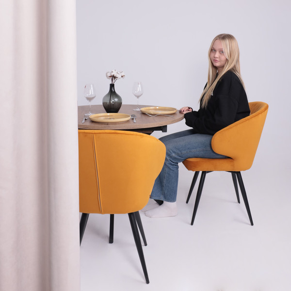 Изображение товара Стул Мамадома ROB-R1 360 (d16 Ochre Lux\черный)