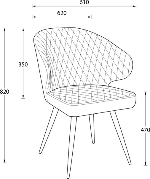 Изображение товара Стул Мамадома ROB-R1 360 (d16 Ochre Lux\черный)
