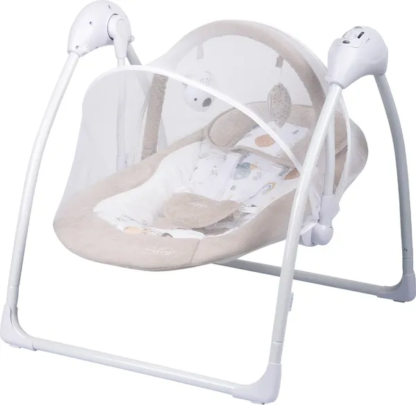 Изображение товара Качели для новорожденных INDIGO Star light (бежевый)