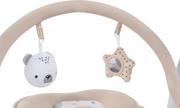 Изображение товара Качели для новорожденных INDIGO Star light (бежевый)