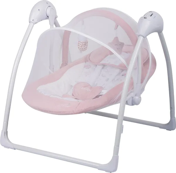 Изображение товара Качели для новорожденных INDIGO Star light (розовый)