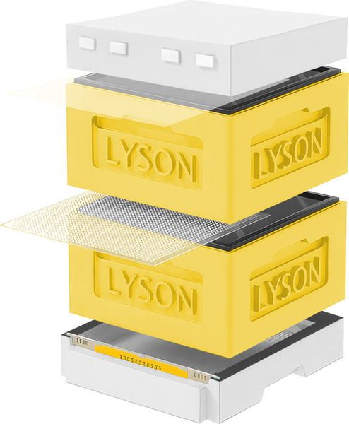 Изображение товара Улей Lyson Рута На 12 Рамок / KR122YW (желтый/неокрашенный)