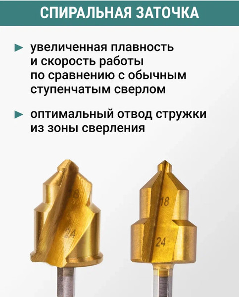 Изображение товара Набор сверл Vira 15-19/18-24/24-31мм для полипропиленовых труб PPR / 551404