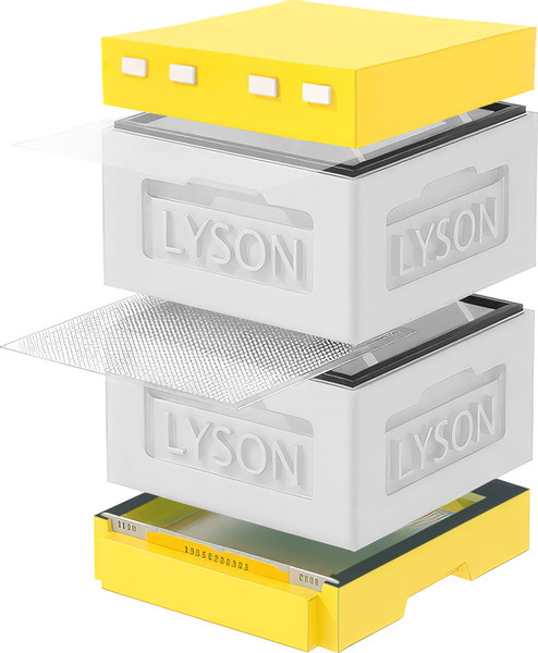 Изображение товара Улей Lyson Рута На 12 Рамок / KR122WY (неокрашенный/желтый)