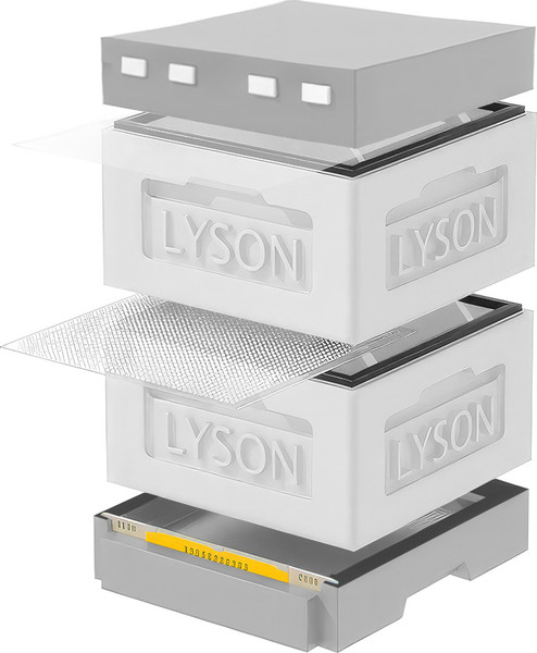Изображение товара Улей Lyson Рута На 12 Рамок / KR122WG (неокрашенный/серый)