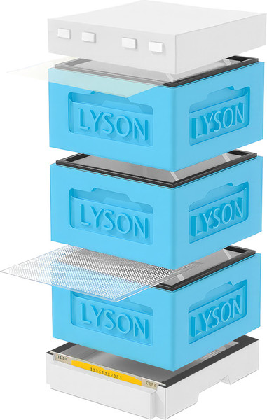 Изображение товара Улей Lyson Рута На 12 Рамок / KR123BW (синий/неокрашенный)