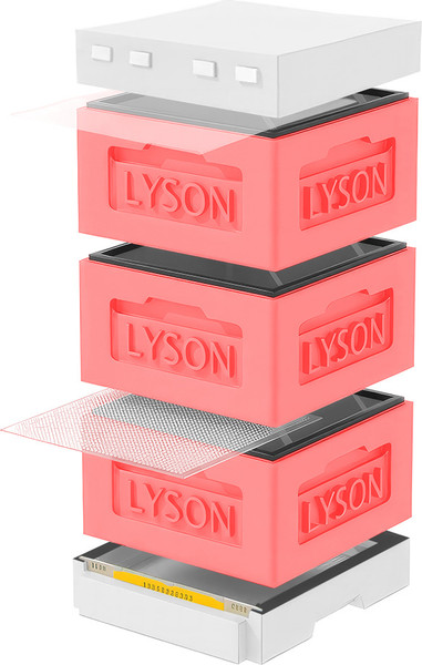 Изображение товара Улей Lyson Рута На 12 Рамок / KR123RDW (красный/неокрашенный)