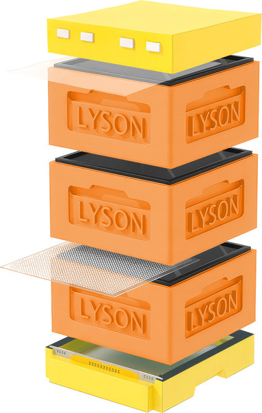 Изображение товара Улей Lyson Рута На 12 Рамок / KR123ORY (оранжевый/желтый)
