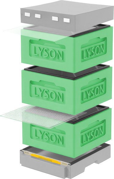 Изображение товара Улей Lyson Рута На 12 Рамок / KR123GG (зеленый/серый)