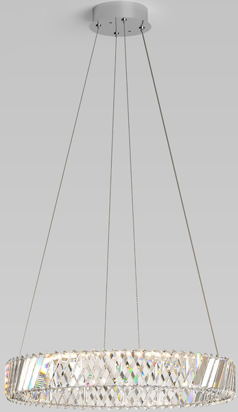 Изображение товара Потолочный светильник Евросвет Strotskis 101004 LED (никель хрусталь)