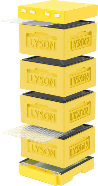 Изображение товара Улей Lyson Рута На 12 Рамок / KR124YY (желтый/желтый)