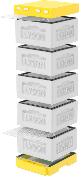 Изображение товара Улей Lyson Рута На 12 Рамок / KR125WY (неокрашенный/желтый)