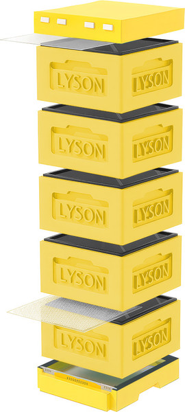 Изображение товара Улей Lyson Рута На 12 Рамок / KR125YY (желтый/желтый)