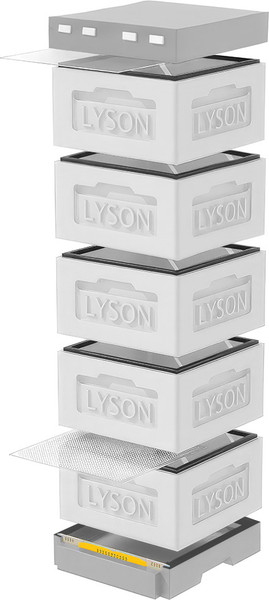 Изображение товара Улей Lyson Рута На 12 Рамок / KR125WG (неокрашенный/серый)