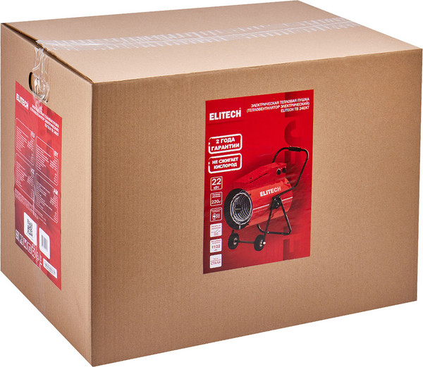 Изображение товара Тепловая пушка электрическая Elitech ТВ 24ЕКТ / 190736