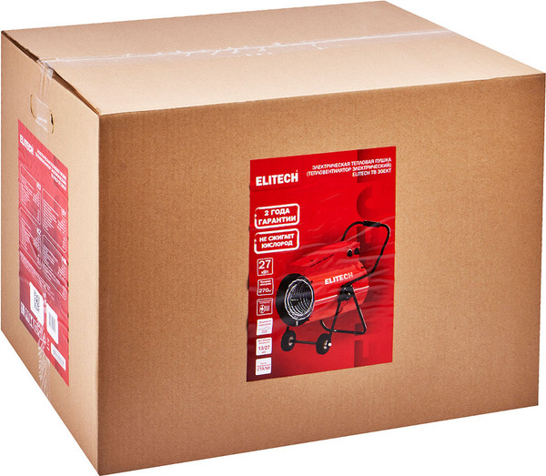 Изображение товара Тепловая пушка электрическая Elitech ТВ 30ЕКТ / 190737