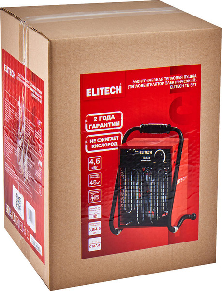 Изображение товара Тепловая пушка электрическая Elitech ТВ 5ЕТ / 190726