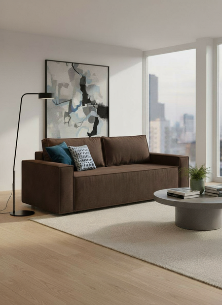 Изображение товара Диван Sundays Home Лофт (велюр коричневый)